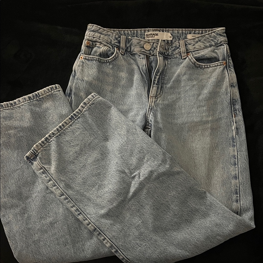 Garage Light Blue Flare Jeans